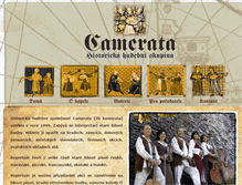 Tablet Screenshot of camerata.info