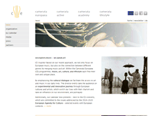 Tablet Screenshot of camerata.eu