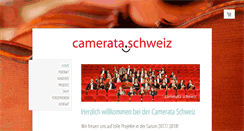 Desktop Screenshot of camerata.ch